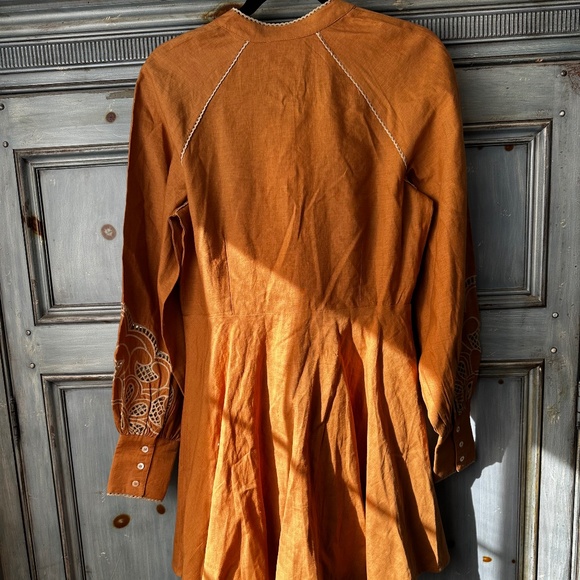 Sezane Caprice dress in Camel Size 6 - Picture 13 of 13